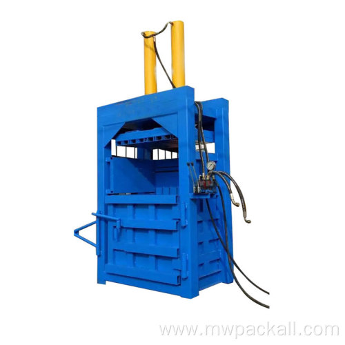 Waste paper baling machine/cardboard baling press machine /hydraulic cardboard compactor vertical type baling machine